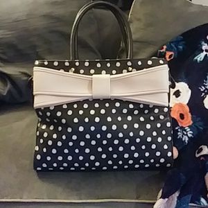Betsey Johnson polka dot purse